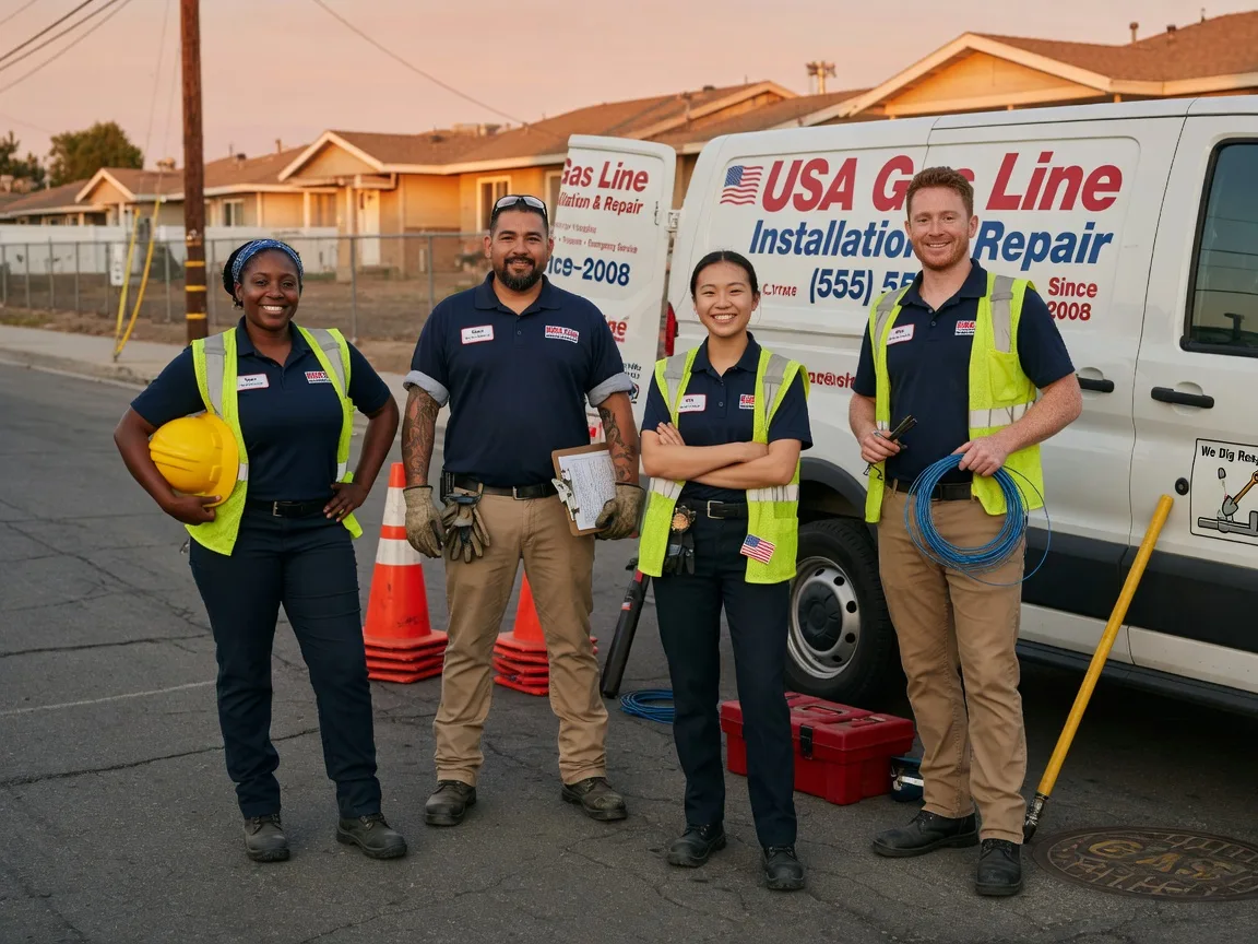 Gas Line Installation company in Hoyleton, IL